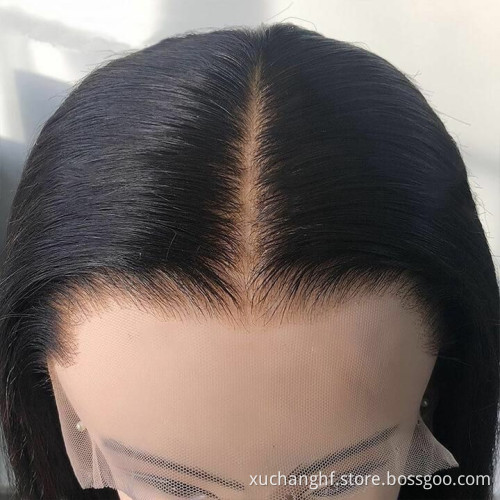 13x4 Lace Frontal 8inch-16inch Brazilian Human Hair 4x4 Closure Short Wig,Wholesale Price Short Bob Wigs For Black Women